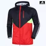 adidas veste teamwear hiver red zipper